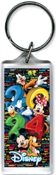 Lucite Keychain 2024 Stack Group Mickey Minnie Pluto Goofy Donald