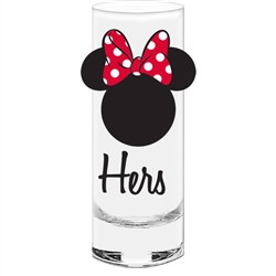 "Hers" Minnie Collection Glass (No Namedrop)