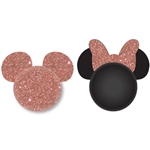 Rose Gold Mickey and Rose Gold Minnie Antenna Topper