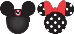 Mickey Mouse Club and Minnie Mouse Polkadot Antenna Toppers