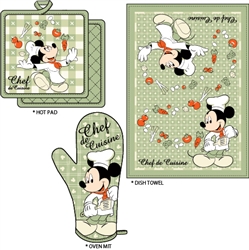 Mickey Chef de Cuisine Kitchen Towel Set