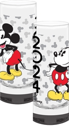 2oz Collection Glass 2024 Mickey Mouse Year, Black Bottom