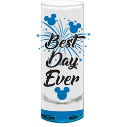 Best Day Ever Fireworks Collection Glass (No Namedrop), Blue Bottom