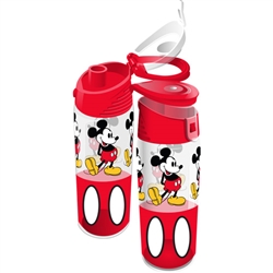 Run Around Mickey Buttons Flip Top Bottle, Red