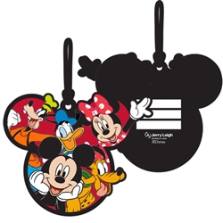 Hang on Gang Mickey Minnie Goofy Pluto Donald Luggage Tag