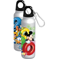 Dated 2020 Hooray Mickey Goofy Donald Pluto Aluminum Water Bottle
