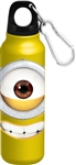 Just Smile Big Face Minion Aluminum Bottle Wide Mouth, Yellow