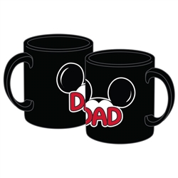 Mickey Dad Fan Jumbo 20oz Mug, Black (No Namedrop)