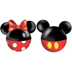 Mickey Minnie Round of Life Salt & Pepper Shakers
