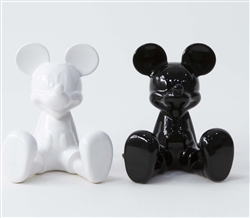 Mickey Minnie Salt & Pepper Shakers, Black White