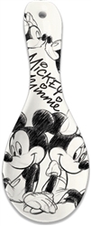 Mickey and Minnie Sketch Spoon Rest