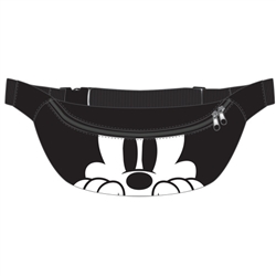 Belly Bag Mickey Peeking, Black