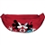 Belly Bag Mickey Minnie Hand Hearts, Red