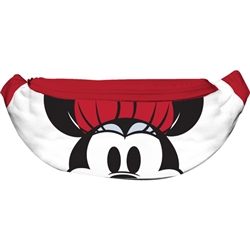 Belly Bag Peeking Minnie, Red & White