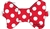 Belly Bag Minnie Bow Polka Dot, Red