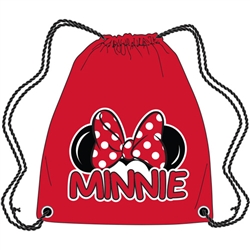 Minnie Family string Tote, Red