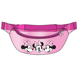Belly Bag Minnie Trio Faces, Clear Pink