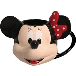 Boxed Sculpted Mini Mug Minnie Head with Bow, Limited Edition