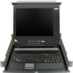 ATEN - INTEGRATED KVM CONSOLE 17IN LCD SINGLE RAIL (CL1000M). REFURBISHED. IN STOCK.