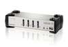 ATEN - 4-PORT USB KVMP SWITCH - 4 X 1 - 4 X HD-15 KEYBOARD/MOUSE/VIDEO (CS1734B). BULK. IN STOCK.