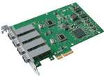 INTEL - PRO/1000 PF QUAD PORT LC CONNECT SERVER ADAPTER SINGLE PACK (D75307-002). REFURBISHED. IN STOCK.