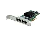 DELL T34F4 INTEL SERVER ADAPTER PCI EXPRESS 2.0 X4 - 4 PORTS NETWORK ADAPTER. REFURBISHED. IN STOCK.