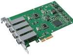 INTEL EXPI9404PFG1P20 PRO/1000 PF QUAD PORT SERVER ADAPTER LC CONNECT. REFURBISHED. IN STOCK.