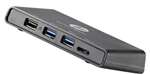 HP F3S42AA 3001PR USB 3.0 PORT REPLICATOR FOR ELITEBOOK FOLIO 1040 NOTEBOOK. REFURBISHED. IN STOCK.