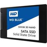 WESTERN DIGITAL WDS500G2B0A WD BLUE 3D NAND 500GB SATA-6GBPS 2.5INCH 7MM INTERNAL SOLID STATE DRIVE. BULK. IN STOCK.