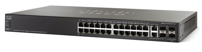 CISCO SG500-28P-K9-G5 SMALL BUSINESS 500 SERIES STACKABLE MANAGED SWITCH SG500-28P - SWITCH - 28 PORTS - MANAGED - RACK-MOUNTABLE (SG500-28P-K9-G5).BULK.IN STOCK.