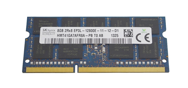 Hynix HMT41GA7AFR8A-PB 8GB DDR3-1600 12800 ECC SODIMM 2RX8 1.35V Memory Module. BULK. IN STOCK
