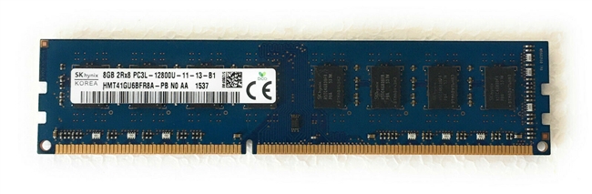 Hynix HMT41GU6BFR8A-PB 8GB DDR3 1.35V 240-PIN NON ECC 1600MHZ PC3-12800 Memory. BULK. IN STOCK.