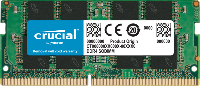 Crucial CT16G4SFRA32A 1 X 16GB DDR4 3200MHz Memory Module. BULK. IN STOCK.