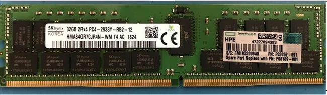 HP P06033-B21 32GB 2Rx4 DDR4-3200R Server Memory. BULK. IN STOCK.
