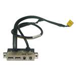 HP - FRONT I/O CABLE ASSEMBLY (451143-001). BULK. IN STOCK.