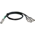 HP 721064-B21 40G QSFP+ TO 4X10G SFP+ 3M DC CABLE. REFURBISHED. IN STOCK.
