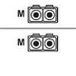 HP AJ838A 30 M LC-LC MULTI-MODE FIBRE CHANNEL CABLE. BULK. IN STOCK.
