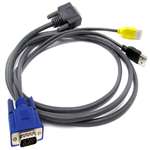 HP 439325-001 1X4 KVM CONSOLE 6FT USB CABLE. REFURBISHED. IN STOCK.