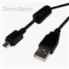 CABLES UNLIMITED - USB MICRO B CABLE WITH FERRITES(USB-1270-02M). BULK. IN STOCK.