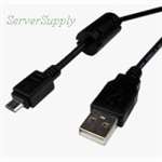 CABLES UNLIMITED - USB MICRO B CABLE WITH FERRITES(USB-1270-02M). BULK. IN STOCK.