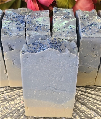 Blueberry Thyme Almond Milk Cold Process Soap