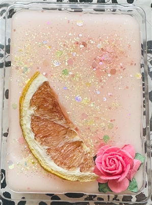 Lemon & Rose Fizz Wax Tart