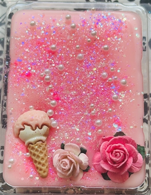 Pink Cake Ice Cream Wax Tart