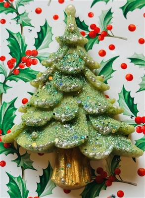 Sugar Cookie & Spruce Shaped Tart
