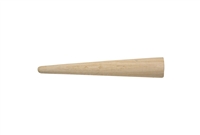 Tapered Wood Mandrel, 6" Long, 1/4" Arbor Hole