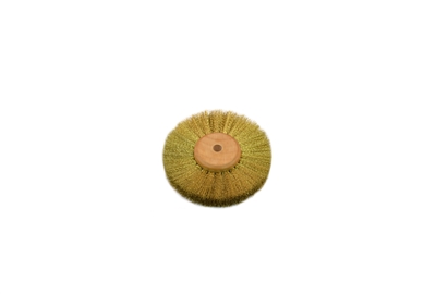 Crimped Brass Wire Wheel Brush 4 Inch 3 Rows