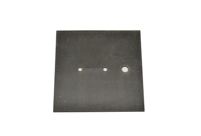 Black Rubber Pad for Vacuum Investing, 10-1/2" Square