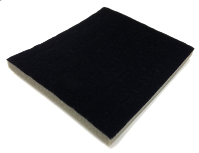 Foam Pad Black 36 Rings 7.5 x 6.5 Inches