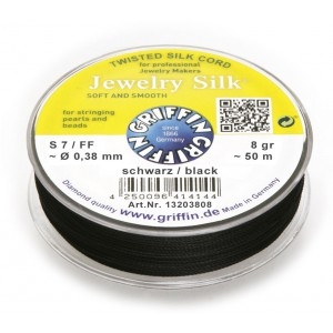 Jewelry Silk Black On Spool .38mm FF