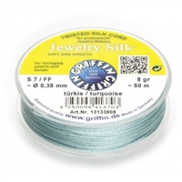 Jewelry Silk Turquoise On Spool .38mm FF